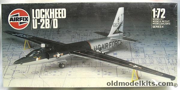 Airfix 1/72 Lockheed U-2A / U-2C / U-2D - U-2D 6512st Test Group ARDC USAF 1959 / U-2A 4080th SRW USAF 1960 / U-2C NASA Ames RC 1979, 04028 plastic model kit